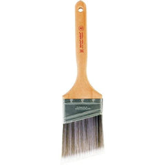 Wooster Brush - 3" Synthetic Paint Brush - 3-3/16" Bristle Length, Maple Handle - Exact Industrial Supply