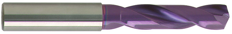 9.9mm Dia. - Carbide HP 3XD Drill-140Â° Point-Coolant-Firex - Exact Industrial Supply