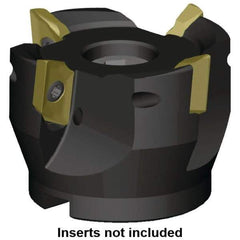 Kennametal - 5 Inserts, 3" Cutter Diam, 0.63" Max Depth of Cut, Indexable High-Feed Face Mill - 1" Arbor Hole Diam, 1.97" High, C5720VZ16-A3.00Z5R Toolholder, ZDET16M... Inserts, Series 5720VZ - Exact Industrial Supply