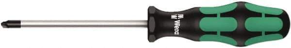 Wera - 3-1/8" Blade Length Tri-Point Screwdriver - 7" OAL - Exact Industrial Supply