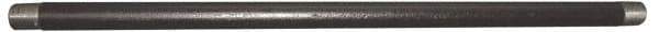 Value Collection - Schedule 80, 1-1/2" Diam x 24" Long Black Pipe Nipple - Threaded - Exact Industrial Supply