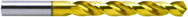 10.3mm Dia-Cobalt Jobber Drill-118° Point-TiN - Exact Industrial Supply
