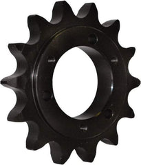 U.S. Tsubaki - 40 Teeth, 3/4" Chain Pitch, Chain Size 60, QD Sprocket - 2-5/8" Bore Diam, 9.98" Outside Diam - Exact Industrial Supply