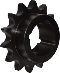 U.S. Tsubaki - 25 Teeth, 5/8" Chain Pitch, Chain Size 50, Taper Lock Sprocket - 2-1/8" Bore Diam, 5.32" Outside Diam - Exact Industrial Supply