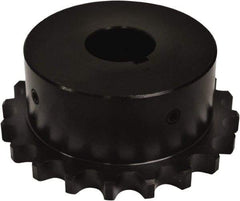 U.S. Tsubaki - 3/4" Bore Diam Finished Bore Roller Chain Coupling - 2.719" Coupling OD - Exact Industrial Supply