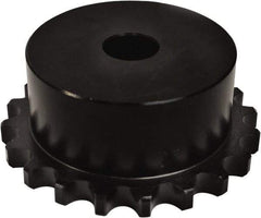 U.S. Tsubaki - 1-1/8" Bore Diam Plain Bore Roller Chain Coupling - 6.703" Coupling OD - Exact Industrial Supply