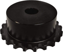U.S. Tsubaki - 1-1/8" Bore Diam Finished Bore Roller Chain Coupling - 6.065" Coupling OD - Exact Industrial Supply