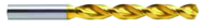 13.5mm Dia. - Powdered Metal Parabolic Jobber Drill-130° Point-TiN - Exact Industrial Supply