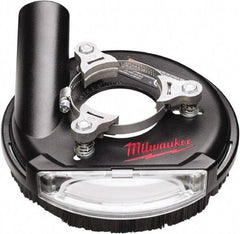 Milwaukee Tool - 4 & 5" Diam Grinder Dust Shroud - For Use with Sanders/Grinders - Exact Industrial Supply