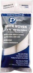 Premier Paint Roller - 3/8" Nap, 4" Wide Paint Mini Roller Covers - Semi-Smooth Texture, Woven - Exact Industrial Supply