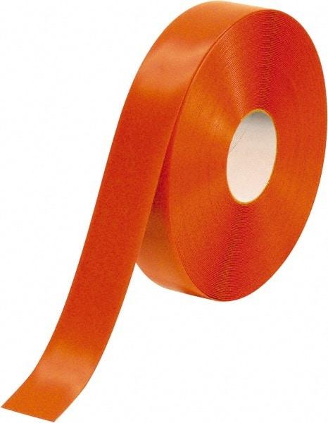 PRO-SAFE - Orange Solid Color PVC Tape - 2" Wide x 100' Long x 50 mil Thick, General Traffic - Exact Industrial Supply