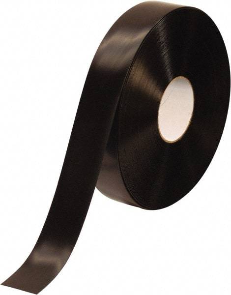 PRO-SAFE - Black Solid Color PVC Tape - 2" Wide x 100' Long x 50 mil Thick, General Traffic