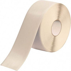 PRO-SAFE - White Solid Color PVC Tape - 4" Wide x 100' Long x 50 mil Thick, General Traffic - Exact Industrial Supply