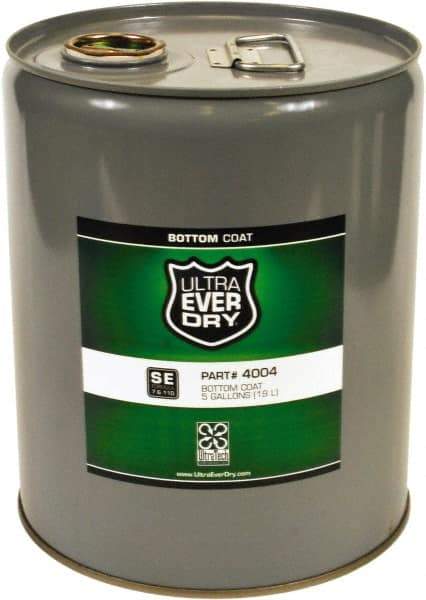 UltraTech - 5 Gal Metal Can Semi-Flat White Acrylic Coating - Approximately 250 Sq Ft/Gal Coverage, 528 g/L VOC Content, Direct to Metal - Exact Industrial Supply