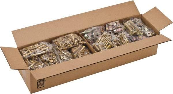 Value Collection - 1,083 Piece Steel Socket Head Cap Screws - 1/4 to 1 Thread - Exact Industrial Supply