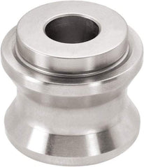 Jergens - Hardened Steel & Stainless Steel Clamp Cylinder Pressure Point - For ZPS, 40mm High x 40mm Wide - Exact Industrial Supply