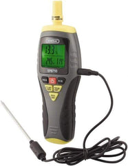 General - 14 to 122°F, 0 to 99.9% Humidity Range, Thermo-Hygrometer - Exact Industrial Supply