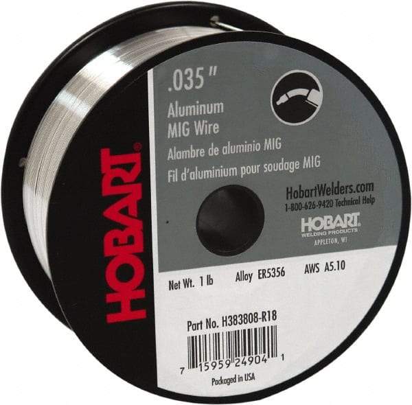 Hobart Welding Products - MIG Welding Wire Industry Specification: ER4043 Wire Diameter: 0.03500 (Decimal Inch) - Exact Industrial Supply