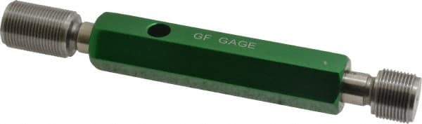 GF Gage - 5/8-24, Class 2B, Double End Plug Thread Go/No Go Gage - Hardened Tool Steel, Size 3 Handle Included - Exact Industrial Supply