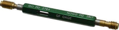 GF Gage - 5/16-18, Class 2B, Double End Plug Thread Go/No Go Gage - High Speed Steel, Size 1 Handle Included - Exact Industrial Supply