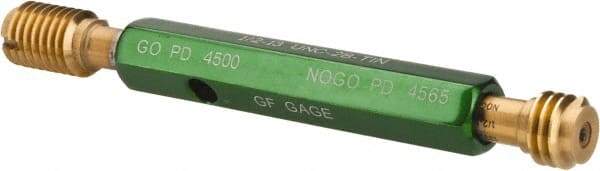 GF Gage - 1/2-13, Class 2B, Double End Plug Thread Go/No Go Gage - High Speed Steel, Size 2 Handle Included - Exact Industrial Supply