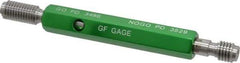 GF Gage - 5/16-18 Thread, Steel, Screw Thread Insert (STI) Class 2B, Plug Thread Insert Go/No Go Gage - Double End with Handle, Handle Size 1 - Exact Industrial Supply