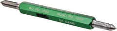 GF Gage - 4-40 Thread, Steel, Screw Thread Insert (STI) Class 3B, Plug Thread Insert Go/No Go Gage - Double End with Handle - Exact Industrial Supply