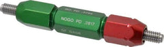 GF Gage - 5/16-18, Class 2B, Double End Plug Thread Go/No Go Gage - Steel, Size 4W Handle Included - Exact Industrial Supply