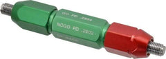 GF Gage - 5/16-24, Class 2B, Double End Plug Thread Go/No Go Gage - Steel, Size 4W Handle Included - Exact Industrial Supply