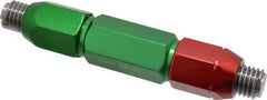 GF Gage - 5/8-11, Class 2B, Double End Plug Thread Go/No Go Gage - Steel, Size 6W Handle Included - Exact Industrial Supply