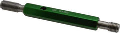 GF Gage - M10x1.25, Class 6H, Double End Plug Thread Go/No Go Gage - Hardened Tool Steel, Size 2 Handle Included - Exact Industrial Supply
