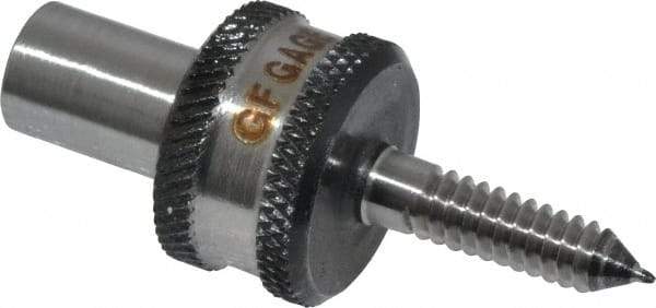 GF Gage - No.6-32 UNC, 1/4 Inch Thread, Tapped Hole Location Gage - 5/16 Inch Head Diameter - Exact Industrial Supply