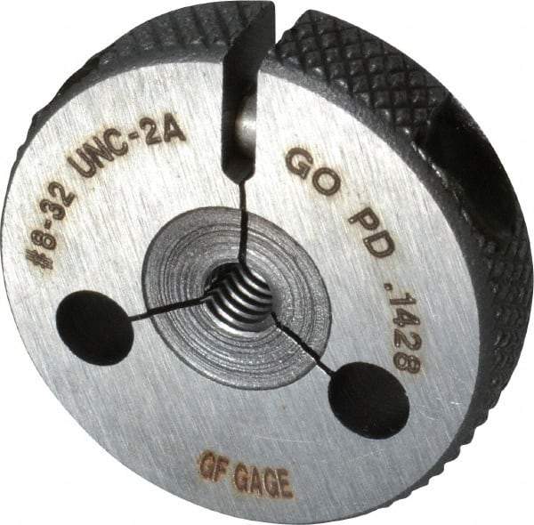 GF Gage - 8-32 Go Single Ring Thread Gage - Class 2A - Exact Industrial Supply