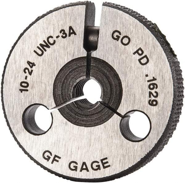 GF Gage - 10-24 Go Single Ring Thread Gage - Class 3A - Exact Industrial Supply