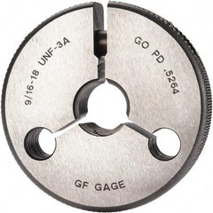 GF Gage - 9/16-18 Go Single Ring Thread Gage - Class 3A - Exact Industrial Supply