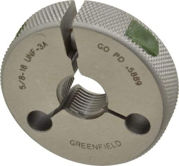 GF Gage - 5/8-18 Go Single Ring Thread Gage - Class 3A - Exact Industrial Supply