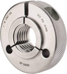GF Gage - 1-8 Go Single Ring Thread Gage - Class 3A - Exact Industrial Supply