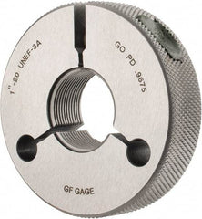 GF Gage - 1-20 Go Single Ring Thread Gage - Class 3A - Exact Industrial Supply