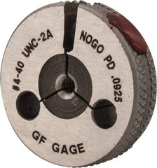 GF Gage - 4-40 No Go Single Ring Thread Gage - Class 2A - Exact Industrial Supply