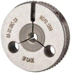 GF Gage - 8-32 No Go Single Ring Thread Gage - Class 2A - Exact Industrial Supply