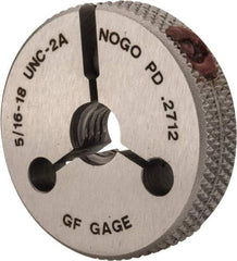 GF Gage - 5/16-18 No Go Single Ring Thread Gage - Class 2A - Exact Industrial Supply