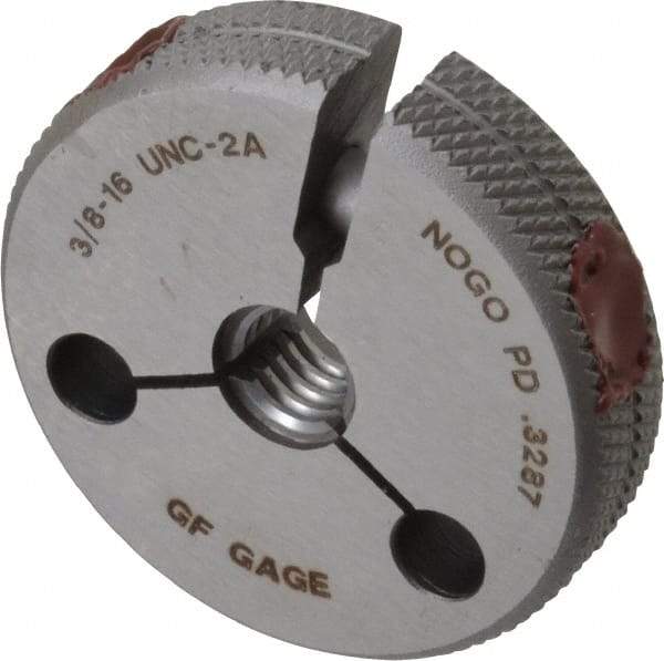GF Gage - 3/8-16 No Go Single Ring Thread Gage - Class 2A - Exact Industrial Supply