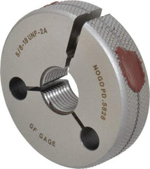 GF Gage - 5/8-18 No Go Single Ring Thread Gage - Class 2A - Exact Industrial Supply