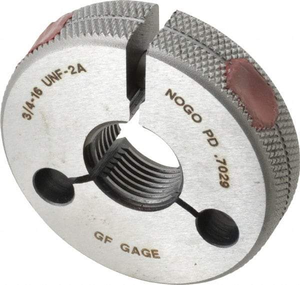 GF Gage - 3/4-16 No Go Single Ring Thread Gage - Class 2A - Exact Industrial Supply