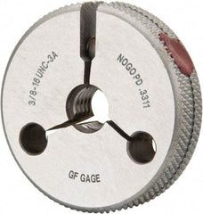 GF Gage - 3/8-16 No Go Single Ring Thread Gage - Class 3A - Exact Industrial Supply