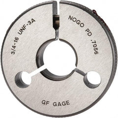 GF Gage - 3/4-16 No Go Single Ring Thread Gage - Class 3A - Exact Industrial Supply