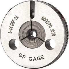 GF Gage - 5-44 Go/No Go Double Ring Thread Gage - Class 2A - Exact Industrial Supply