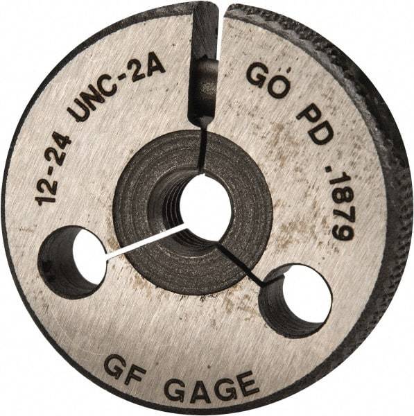 GF Gage - 12-24 Go/No Go Double Ring Thread Gage - Class 2A - Exact Industrial Supply