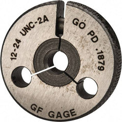 GF Gage - 12-24 Go/No Go Double Ring Thread Gage - Class 2A - Exact Industrial Supply