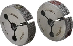 GF Gage - 1/4-20 Go/No Go Double Ring Thread Gage - Class 2A - Exact Industrial Supply